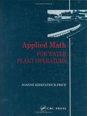 Cover of: Applied math for water plant operators