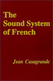 Cover of: The sound system of French by Jean Casagrande
