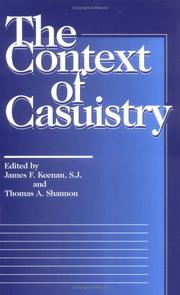 Cover of: The context of casuistry