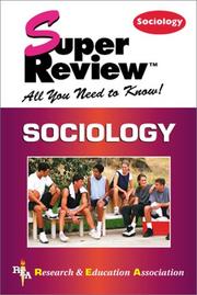 Sociology Super Review by The Staff of Research & Education Association, M. Fogiel