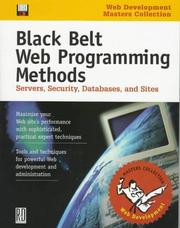 Black belt web programming methods by Web Techniques, Web Tech