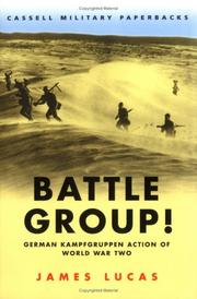 Cover of: Battle group!: German Kampfgruppen action of World War Two