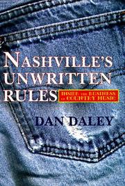 Cover of: Nashville's Unwritten Rules