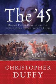 Cover of: The '45 by Christopher Duffy