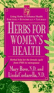 Cover of: Herbs for women's health