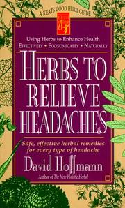 Cover of: Herbs to relieve headaches