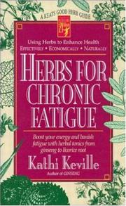 Cover of: Herbs for chronic fatigue by Kathi Keville