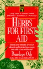Cover of: Herbs for first aid by Penelope Ody