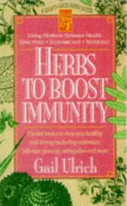 Cover of: Herbs to boost immunity