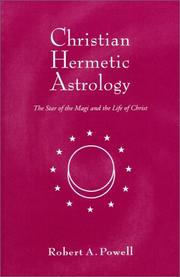Cover of: Christian Hermetic Astrology by Robert Powell