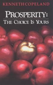 Cover of: Prosperity: The Choice Is Yours