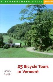 Cover of: 25 bicycle tours in Vermont