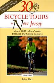 Cover of: 30 bicycle tours in New Jersey: almost 1000 miles of scenic pleasures and historic treasures