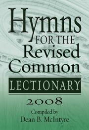 Hymns for the Revised Common Lectionary 2008 by Dean McIntyre