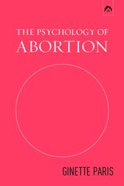 Cover of: The Psychology of Abortion