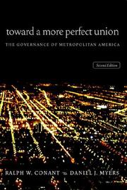 Toward a more perfect union by Ralph Wendell Conant