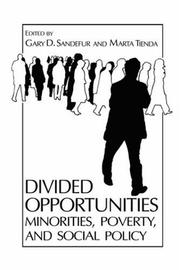 Divided opportunities : minorities, poverty and social policy