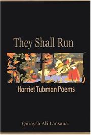 Cover of: They Shall Run: Harriet Tubman Poems