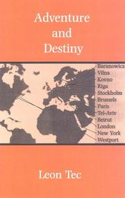 Cover of: Adventure and Destiny