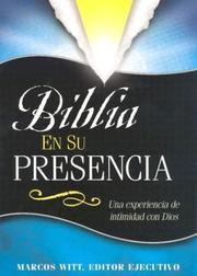Cover of: En Su Presencia Bible