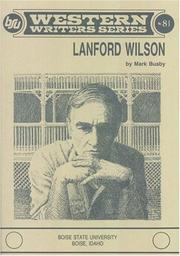 Lanford Wilson by Mark Busby