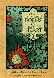 Cover of: More Treasured Poems That Touch the Heart: Cherished Poems and Favorite Poets