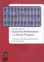 The review of economic performance and social progress, 2002 : towards a social understanding of productivity