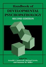 Handbook of developmental psychopathology