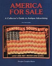 Cover of: America for sale: a collector's guide to antique advertising