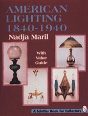 Cover of: American lighting, 1840-1940