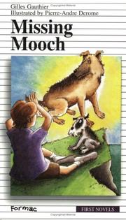 Cover of: Missing Mooch (First Novel Series)