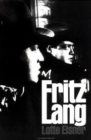Cover of: Fritz Lang