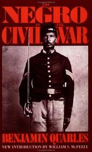 Cover of: The Negro in the Civil War