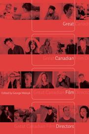 Cover of: Great Canadian Film Directors