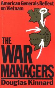 The war managers by Douglas Kinnard
