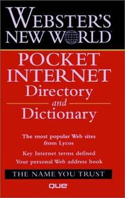 Cover of: Webster's New World Pocket Internet Directory and Dictionary