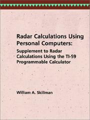 Cover of: Radar calculations using personal computers.