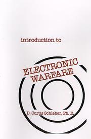 Introduction to electronic warfare by D. Curtis Schleher