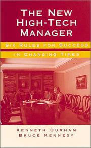 The New high-tech manager : six rules for success in changing times