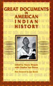 Cover of: Great documents in American Indian history