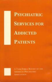 Cover of: Psychiatric services for addicted patients