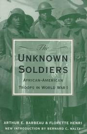 Cover of: The unknown soldiers