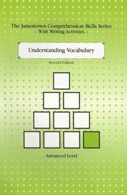 Cover of: Understanding Vocabulary: Advanced Level (Comprehension Skills)