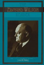 Cover of: The Edmund Wilson reader