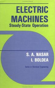 Cover of: Electric machines: steady-state operation