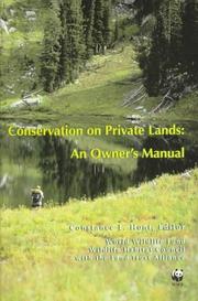 Cover of: Conservation on private lands: an owner's manual