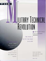 Cover of: The Military Technical Revolution : A Structural Framework (Csis Panel Report)