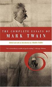 Cover of: The Complete Essays of Mark Twain by Charles Neider