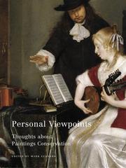 Cover of: Personal Viewpoints: Thoughts About Paintings Conservation