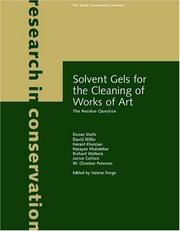 Solvent gels for the cleaning of works of art : the residue question